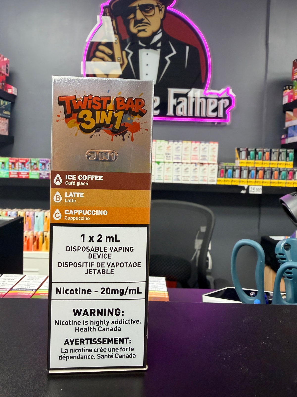 Twist Bar 3-in-1 60K Disposable Vape in Coffee Flavours