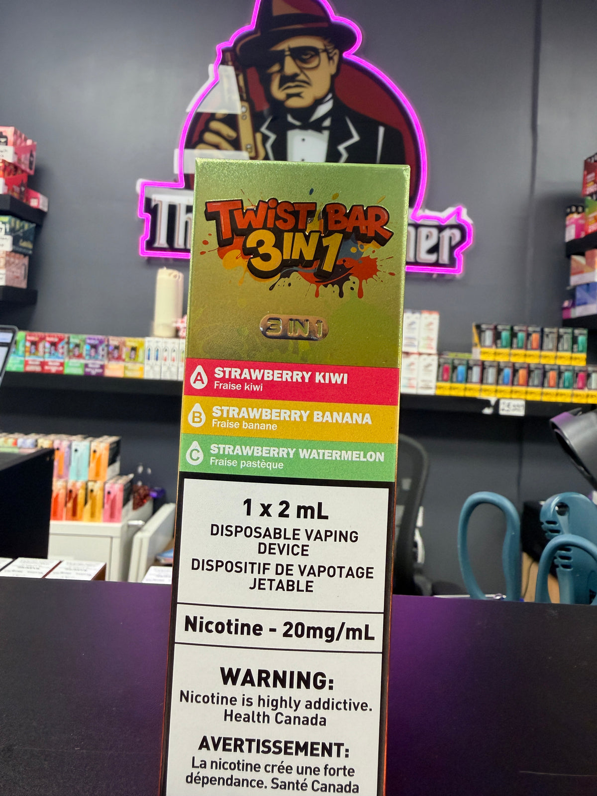 Twist Bar 3-in-1 60K Disposable Vape in Strawberry Flavours