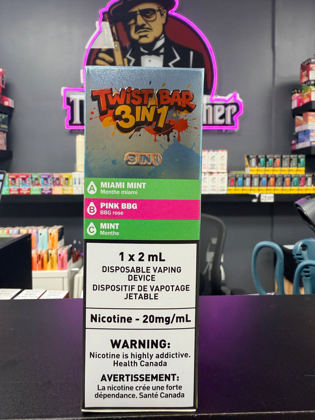 Twist Bar 3-in-1 60K Disposable Vape in Mint Flavours