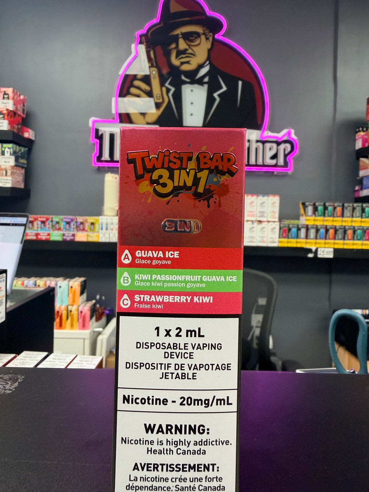 Twist Bar 3-in-1 60K Disposable Vape in Guava Flavours