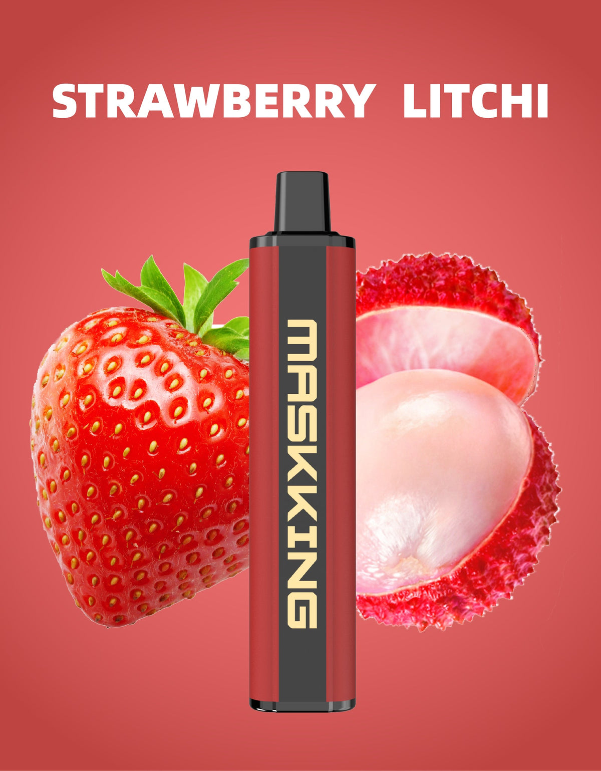 MASKKING Super CC 6K BOLD Disposable Vape in Strawberry Lychee